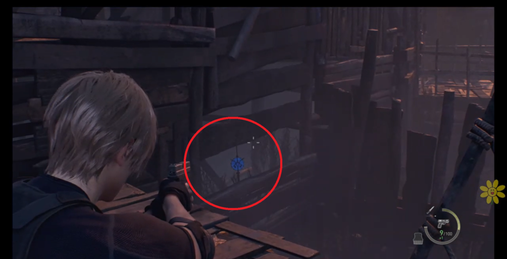 Resident Evil 4R Chapter 3 Medallion Location.