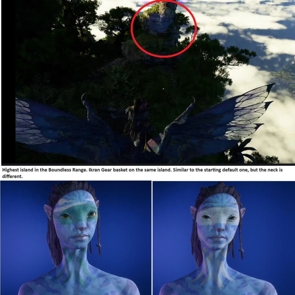 Avatar Frontiers of Pandora Boundless Range body/face paint style location. Kinglor Forest.