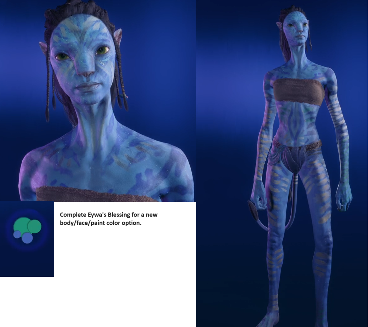 Avatar Frontiers of Pandora Eywa's Blessing Face and Body Paints.