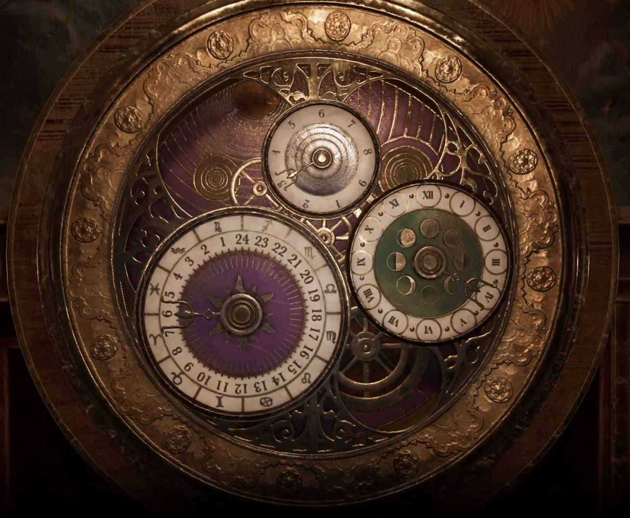 Inscription Clock Solution Alone in the Dark - Astronomical Clock Puzzle Solution - Emmie Jacob ...