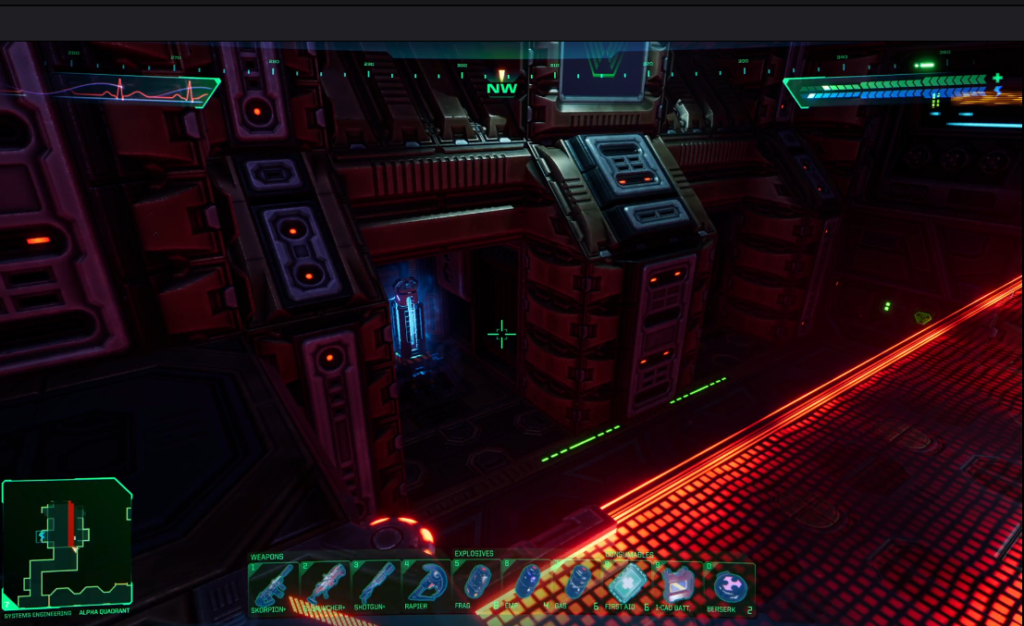 System Shock Power Recharge Station Engineering Level.