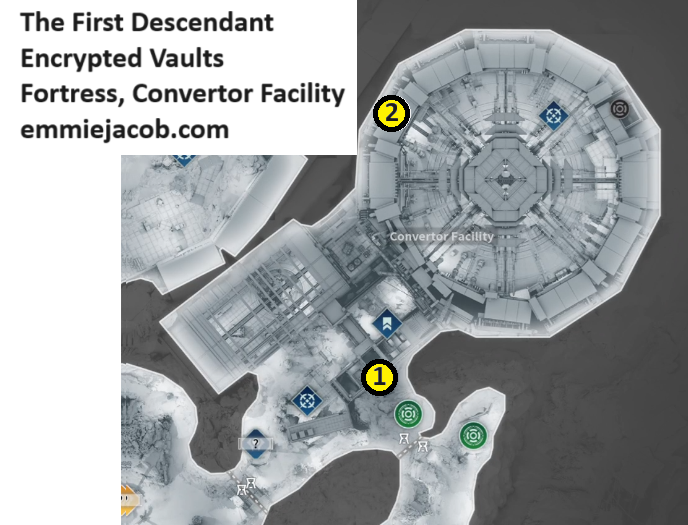 The First Descendant, Encrypted Vaults, Fortress, Converter Facility