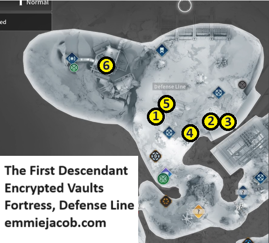 The First Descendant, Encrypted Vaults, Fortress, Defense Line